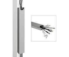 Desktronic Magnetinis darbo stalo laidų laikiklis, Metalinis, Pilkas