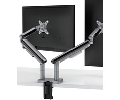 Desktronic Monitoriaus laikiklis dvigubas Juodas