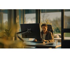 Desktronic Monitoriaus laikiklis viengubas Juodas