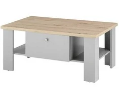 TV staliukas Kavos staliukas Chambord, 107 cm, šviesiai pilka/ąžuolinė