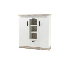 Komoda Imv Florenz, 139 cm, baltoji pušis/pušis