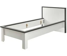 Lova Lovos Imv Sherwood, 90x200 cm, balta/pilka