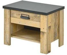 Naktinė spintelė Imv Sherwood, 60x39xH46 cm, ruda/pilka