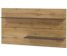 Sieninė lentyna City, 150 cm, antracitas/ąžuolinė