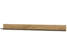 Sieninė lentyna City, 170 cm, antracitas/ąžuolinė