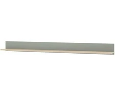 Sieninė lentyna Imv City, 170 cm, žalias/ąžuolas