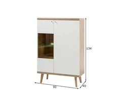 Spinta Imv Lena, 90 cm, balta/ąžuolas