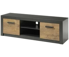 TV stovas Brügge, kaštonas/pilka