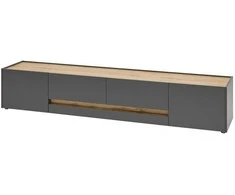 TV staliukas TV stovas City, 223 cm, antracitas/ąžuolinė