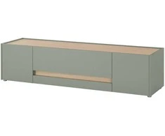 TV staliukas TV stovas Imv City, 170 cm, žalias/ąžuolas