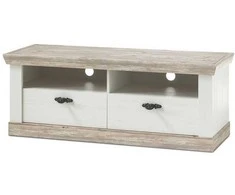 TV staliukas TV stovas Imv Florenz, 134 cm, baltoji pušis/pušis