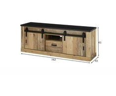 TV stovas Imv Sherwood, 162 cm, ruda/pilka