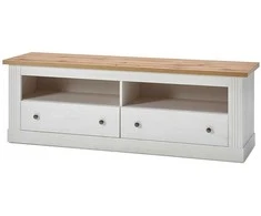 TV staliukas TV stovas Imv Westminster, 153 cm, balta/ąžuolinė