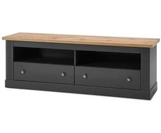 TV stovas Imv Westminster, 153 cm, tamsiai pilka/ąžuolinė
