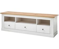 TV stovas Imv Westminster, 162 cm, balta/ąžuolinė