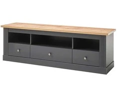 TV stovas Imv Westminster, 162 cm, tamsiai pilka/ąžuolinė