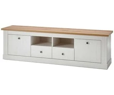TV stovas Imv Westminster, 180 cm, balta/ąžuolinė