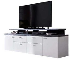 TV stovas Mood baltas