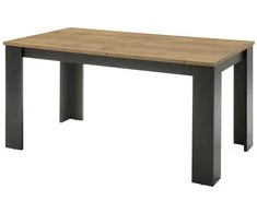 Valgomojo stalas Brügge, kaštonas/pilka