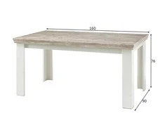 Valgomojo stalas Imv Florenz, baltoji pušis/pušis