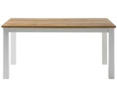 Valgomojo stalas Landhaus, 158 x 88 x 76 cm, baltoji pušis / ąžuolas