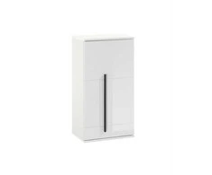 Viršutinė vonios spintelė Cantara, baltas blizgesys