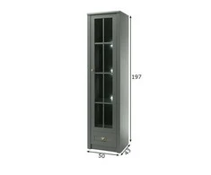 Vitrinos spintelė Ascot, 50 cm, tamsiai žalia