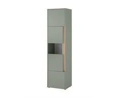 Vitrinos spintelė Imv City, 200 cm, žalias/ąžuolas