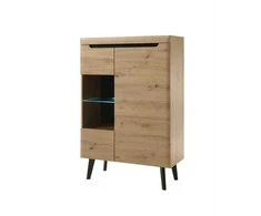 Vitrinos spintelė Imv Torge, 90 cm, ąžuolas