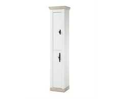 Vonios spintelė Florenz, 200 cm, balta/ruda