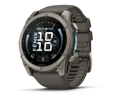 Išmanusis laikrodis Garmin fēnix® 9 – 51mm, Titanas su akmenėlių pilkos spalvos silikoniniu dirželiu | 010-04763-01