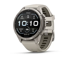 Išmanusis laikrodis Garmin fēnix® 9 Pro – 43mm, Titanas su rūko pilkos / tamsios smiltainio spalvos silikoniniu dirželiu | 010-04335-86