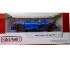 KiNSMART automobilis, 2020 Audi R8 Coupé, mėlynas