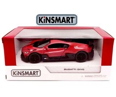 KiNSMART automobilis, Bugatti Divo, raudonas