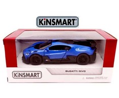 KiNSMART automobilis, Bugatti Divo, mėlynas