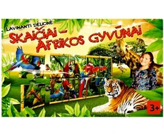 Dėlionė “Skaičiai – gyvūnai”, 3+