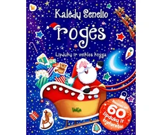 Kalėdų senelio rogės. Lipdukų ir veiklos knyga