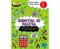 KNYGA Daugyba ir dalyba 7+. Namų darbai–vieni juokai