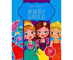 KNYGA Drabužių lipdukai "Dailioji princesė", 3+
