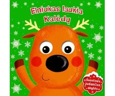 KNYGA Elniukas laukia Kalėdų. Šventinės judančios akytės