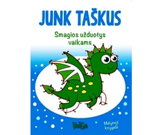 KNYGA "Junk taškus. Smagios užduotys vaikams (Mėlynoji knygelė)"