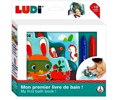 LUDI maudymosi spalvinimo knygelė su kreidelėmis