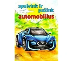 KNYGA “Spalvink ir pažink automobilius”, 3 +