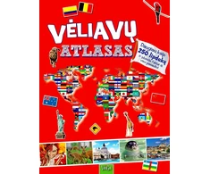 KNYGA "Vėliavų atlasas. Daugiau kaip 250 lipdukų", 3+