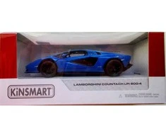KiNSMART automobilis, Lamborghini Countach LPI 800-4, mėlynas