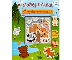 KNYGA "Mažieji bičiuliai. Knygelė su magnetukais", 3+