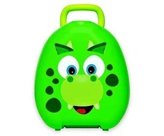 Mokomasis nešiojamas naktipuodis My Carry Potty, dinozauras, žalios spalvos