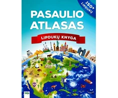 Pasaulio atlasas. Lipdukų knyga