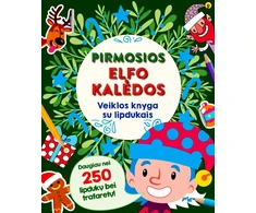 Pirmosios Elfo Kalėdos. Veiklos knyga su lipdukais