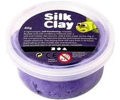 Šilkinis modelinas, violetinis, 40 g
